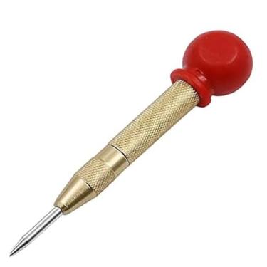 Imagem de Marcador Punch Automático para Marcação Precisa | Punção Manual em Aço Alta Velocidade | Para Madeira, Metal, Vidro e Aço Inoxidável