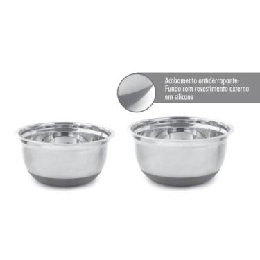 Imagem de Conjunto/Jogo Bowls em Inox com Silicone Mimo Style