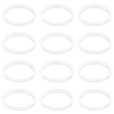 Imagem de lasuroa 12 Peças Anel Vedação para Ralo Lava-Loiça, Silicone Vedação Ralo Lava-Loiça à Prova Fugas Anilhas Canos Esgoto Seal Drenagem Peças Substituição para Canos 1,27cm Ralos Casa Banho Cozinha