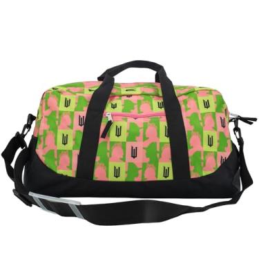 Imagem de Bolsa esportiva com personagens, bolsa de viagem do pijama de 40,6 cm para meninas, bolsa de fim de semana, bolsa de dança, Wicked, 16x10x6.5 inches, Duffle
