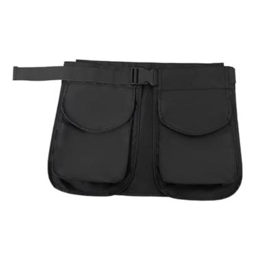 Imagem de simhoa Bolsa de da cintura Saco de cinto de quadril para marceneiros carpinteiros, Preto