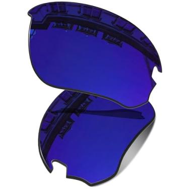 Imagem de Vonxyz Lentes de reposição para Oakley Si Speed Jacket OO9228 Óculos de sol - Sapphire MirrorCoat polarizado