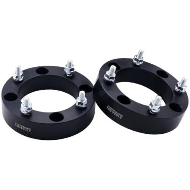 Imagem de VLAOSCHI Adaptadores de roda quadriciclo forjados 4x137 a 4x156 preto 1,5 polegadas com pinos de 12 x 1,5 compatível com Kawasaki Can-Am Bombardier 4 terminais 4/137 a 4/156 para Outlander Commander