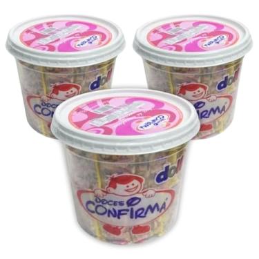 Imagem de Kit 3 PTs Pé de Moleque Embrulhado Confirma c/ 50