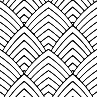 Imagem de Papel De Parede Adesivo Escamas Banheiro Ondas Abstrato 3m