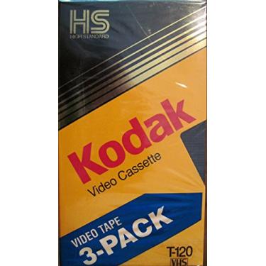 Imagem de Kodak T-120 Cassete de vídeo em branco, pacote com 3