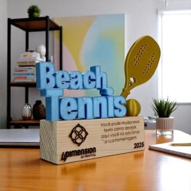 Imagem de Troféu Beach Tennis - 4 Dimension, 5 unidades