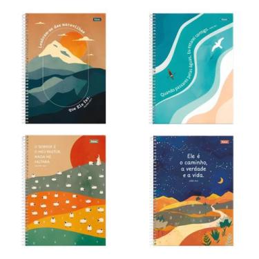 Imagem de Caderno Universitario 10 Materias 160 Folhas Grace Foroni, Grace