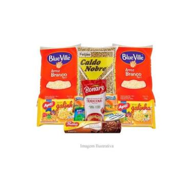Imagem de Cesta Básica De Alimentos Completa - 11 Itens - Doação - Higipack