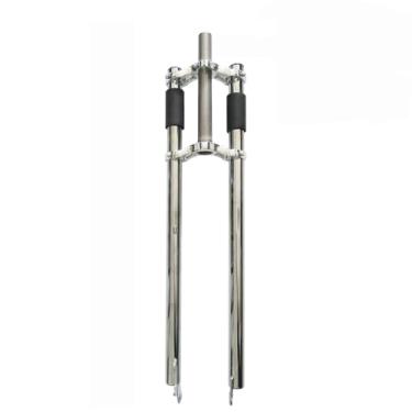 Imagem de CDHPOWER Garfo de bicicleta 66 cm Árvore tripla 3,5 cm Garfo sem rosca sem suspensão com ombro duplo ajuste pneu gordo 66x3,5 (somente garfo)