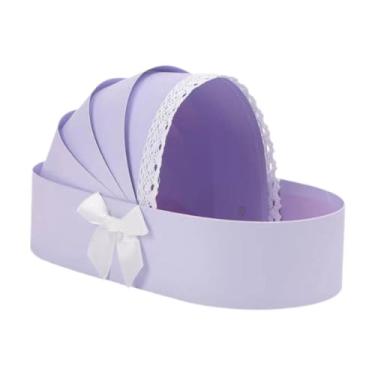 Imagem de Fenteer Enfeites para Caixa de Chá de Bebê, Flores Românticas, Berço de Flores Doces, Cesta Floral