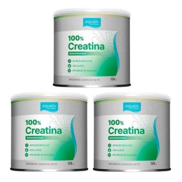Imagem de Kit 3 Creatina 100% Monohidratada 150g - Equaliv