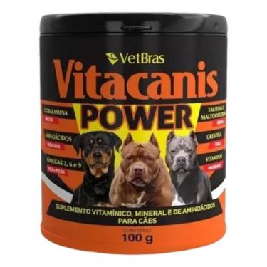 Imagem de Suplemento Alimentar Para Cães Fortes Vitacanis Power 100g - Vetbras