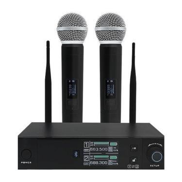 Imagem de Microfone Sem Fio Leson Ls Vks2 Com Bluetooth