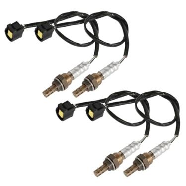 Imagem de Sensores de oxigênio O2 2004-2007 Upstream Downstream compatíveis com Chrysler 300, Dodge Dakota Durango, Jeep Grand Cherokee Wrangler, Ram 1500 2500, substitui 56028994AA 56028994AB 5149170AA