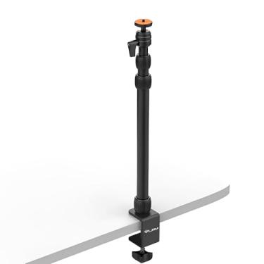 Imagem de Suporte de Mesa para Câmera Ulanzi VIJIM LS10 com Cabeça Esférica 1/4, Altura Ajustável 41-86cm, Grampo C Removível e Base Pesada, Liga de Alumínio para Fotografia, Microfone e Transmissão ao Vivo