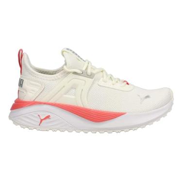 Imagem de PUMA Tênis de corrida feminino Pacer 23 37 BM branco branco prateado