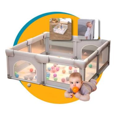 Imagem de Cercadinho Portátil para Bebê 18015068 cm IWMABRU Desmontável Chiqueir