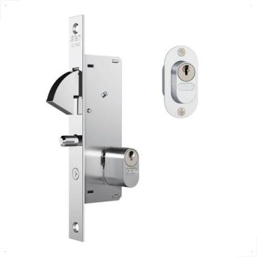 Imagem de Fechadura Bico Papagaio Porta Correr 940 Espelho Inox Stam