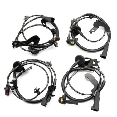 Imagem de IZYSS Sensor de velocidade da roda ABS dianteiro traseiro esquerdo direito 4 peças para Jeep Patriot Compass Dodge Caliber 2007 2008 2009 2010 2011 2012 2013 2014 2015 2016 2017 Substituir ALS2084