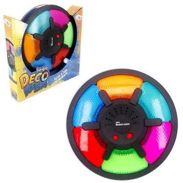 Imagem de Brinquedo Decoreba Jogo da Memória Colorido Com Som e Luz Á Pilha - We