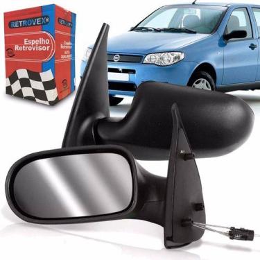 Imagem de Par retrovisor palio 04 a 08 manual 4 portas - SP ACESSÓRIOS, Par (Dir