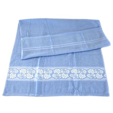 Imagem de Toalha de Banho Leda Algodão Felpuda Azul Claro 70x130cm – Sisa