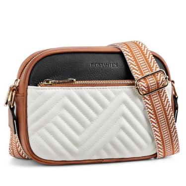 Imagem de Bolsa tiracolo BOSTANTEN em material vegano acolchoado para mulheres