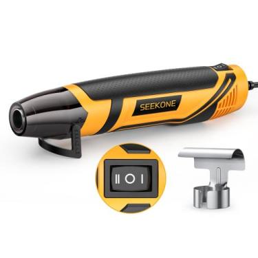 Imagem de Pistola de calor SEEKONE Mini 350W, 260  e 450 , cabo de 4,9 pés