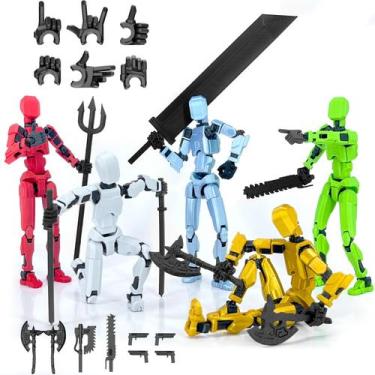 Imagem de Conjunto de bonecos de ação Qoopower T13 Titan 13 Robot, pacote com 5