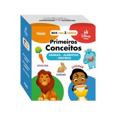 Imagem de Livro - Box Disney Baby Primeiros Conceitos - Animais, Alimentos e Sen