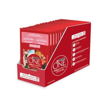 Imagem de Pack Ração Úmida Purina One Cães Salmão - Com 15 Sachês 85g