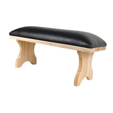 Imagem de KiBcsLic Apoio de Mão Portátil para Manicure em PU, Suporte para Mãos de Manicure, Tapete de Mesa para Manicure, Unhas de Acrílico para Mulheres E Meninas, preto