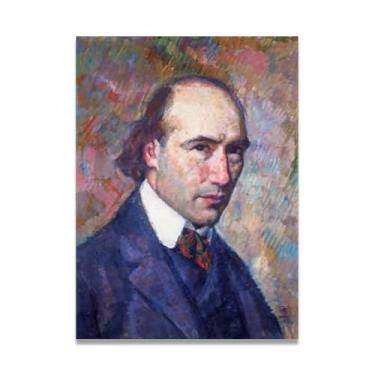 Imagem de LKXGRRSFG Vestido formalmenteThéo van Rysselberghe: Impressão em tela neoimpressionista belga chave 27,5 x 98 cm sem moldura