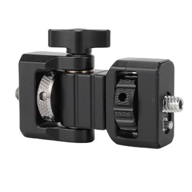 Imagem de Diydeg Montagem do Visor da Câmera, 360 Graus Câmera de Cabeça de Pan de Cabeça Ajustável Controle de Amortecimento de 180 Graus Monitor de de Inclinação Com Parafuso de