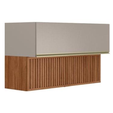 Imagem de Armario Aereo Basculante Ripado 2P 120 cm Proenca Demartez - Demartêz,