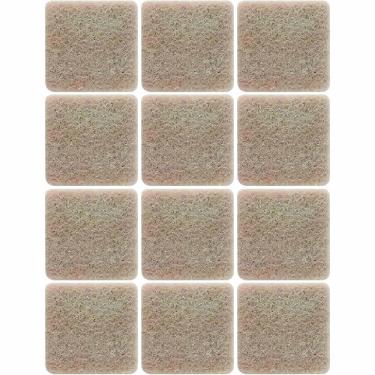 Imagem de Feltro Sintético para Móveis Pesados Scotch Quadrado Marrom Grande 12 Unidades - HB004262729 - 3M