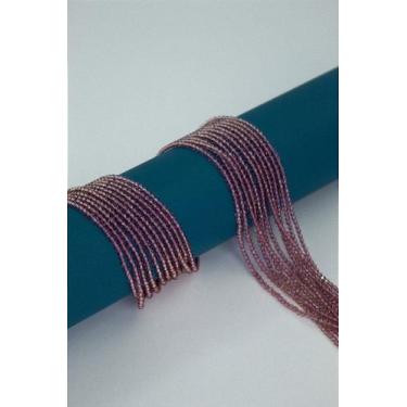 Imagem de Fio Cristal 1mm Vidro Facetado - 40cm com 180 Cristais - no-brand