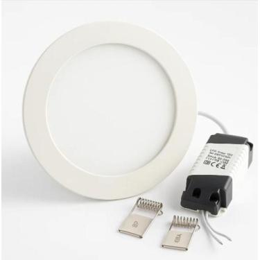 Imagem de Plafon Painel De Led Redondo 19Cm Bivolt 15W 3000K - Lorben