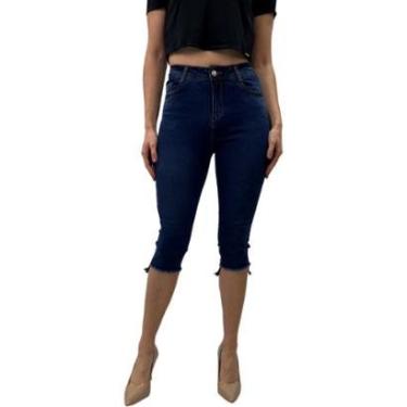 Imagem de Calça Voox Capri Jeans Feminina-Feminino