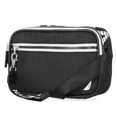 Imagem de Nautica Bolsa tiracolo feminina para câmera High Seas, Preto, One Size