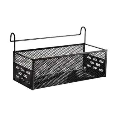 Imagem de AFXGUSD Cesta de Armazenamento para Mesa de Cabeceira, Organizador de Cama de Dormitório, Caixa de Armazenamento Suspensa Simples Feita de Ferro para Apartame