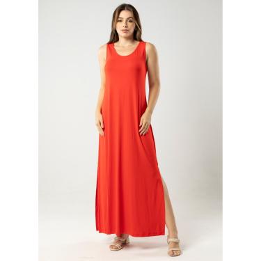 Imagem de Vestido Pau a Pique Básico Laranja