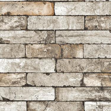 Imagem de Papel de Parede Essencial Tijolo Cinza ESS1062