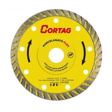 Imagem de Disco de Corte Porcelanato Flex 115mm 4.1/2" Cortag