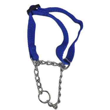 Imagem de Coleira Guia 1.5cm Semi Enforcadora Ajustavel Cão Pequeno