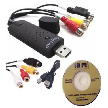 Imagem de Easy Cap Placa D Captura De Vídeo Usb 2.0 Xbox Video Cassete