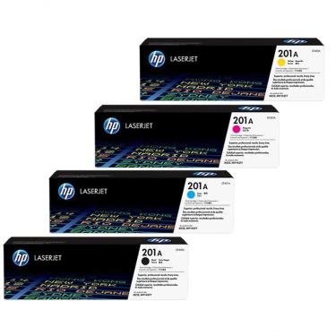 Imagem de Kit 4x Cores Toner Hp 201a M252dw M277dw B+c+y+m Original