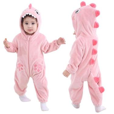 Imagem de Fantasia TONWHAR para bebês meninos e meninas, macacão com animais, 4-