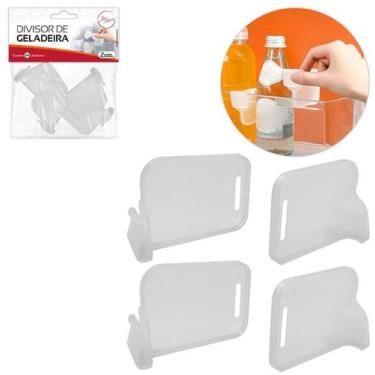 Imagem de 8 Organizador Divisória De Plástico Para Porta De Geladeira - Zein